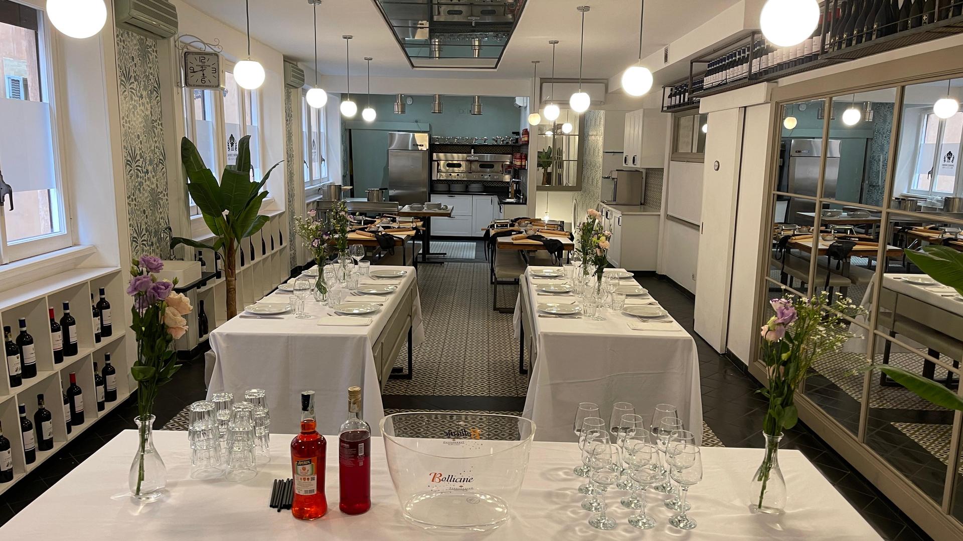 Via Giustiniani cooking school