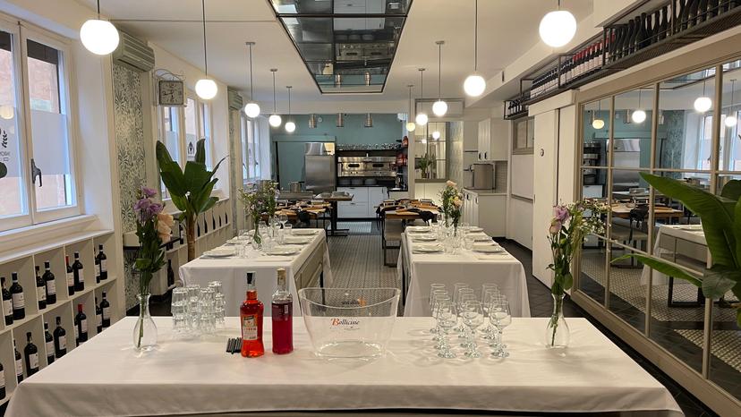 Via Giustiniani cooking school