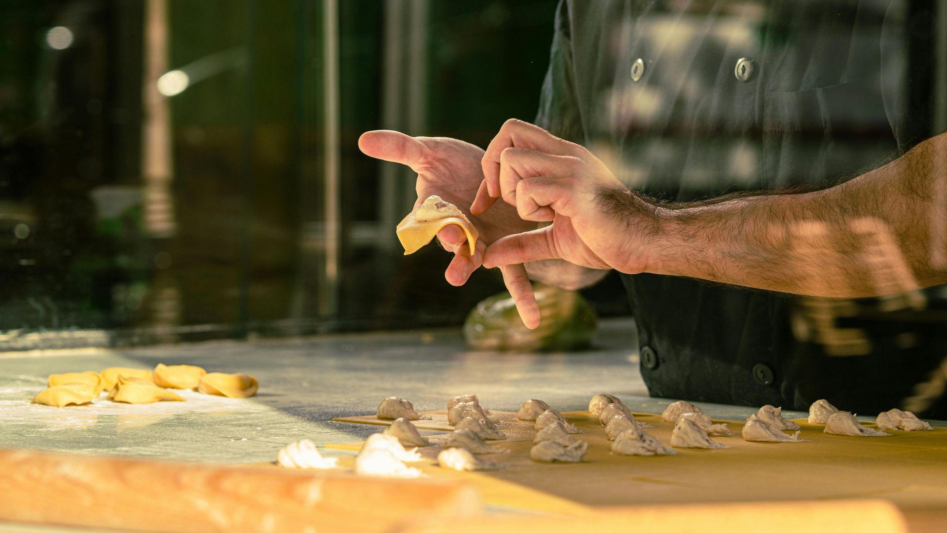 Handmade food in Rome
