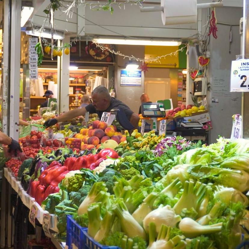 Sunday Farmers market InRome Cooking