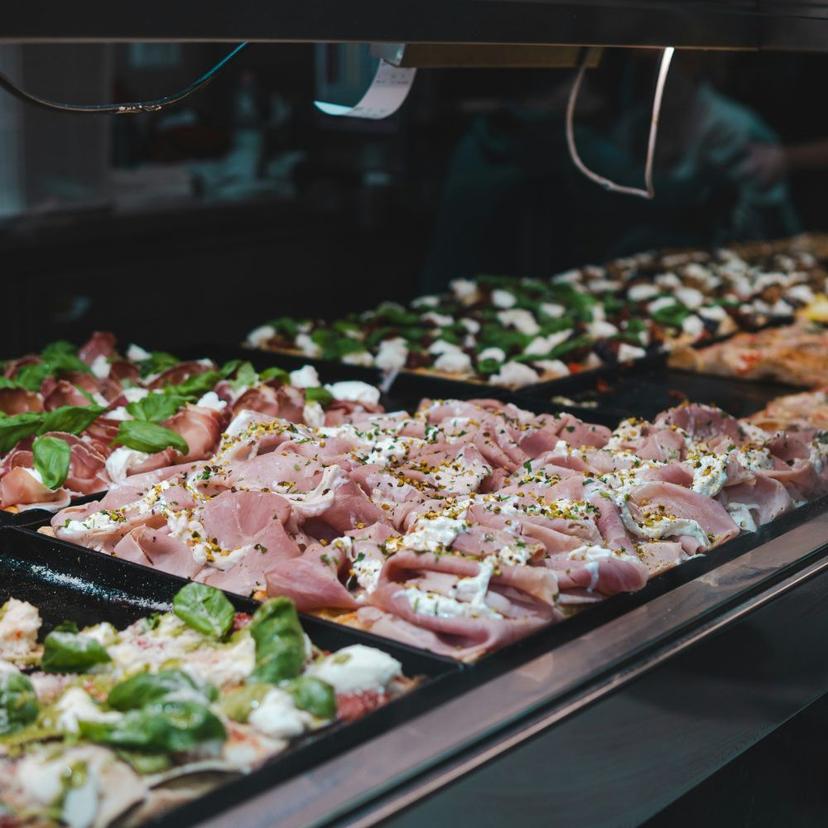 Roman Pizza al Taglio in Testaccio Market