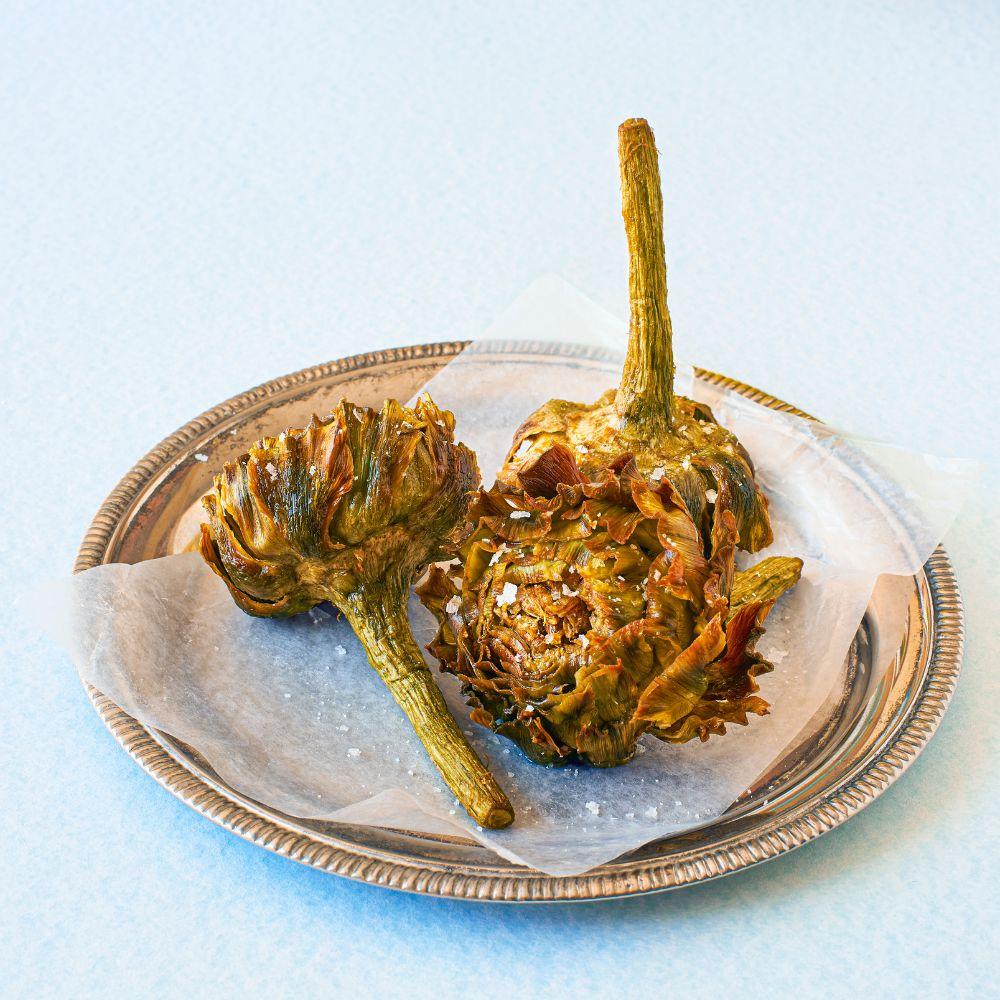 Served Jewish Artichoke in Rome during a InRome Cooking Food Tour