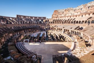 The Arena Floor of the Roman Colosseum