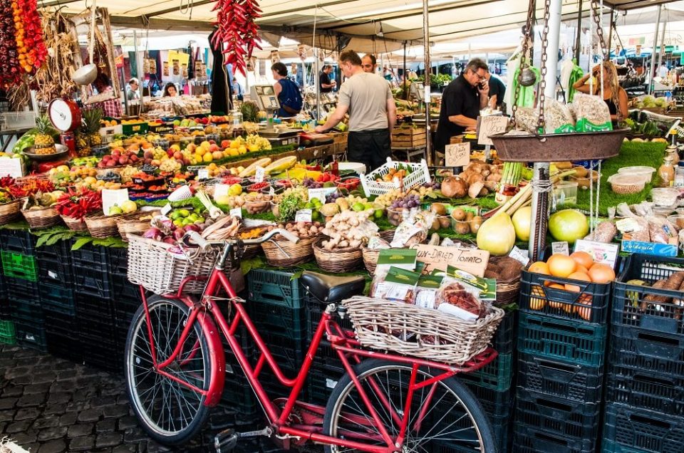 Farmers' Market at Campo Di Fiori