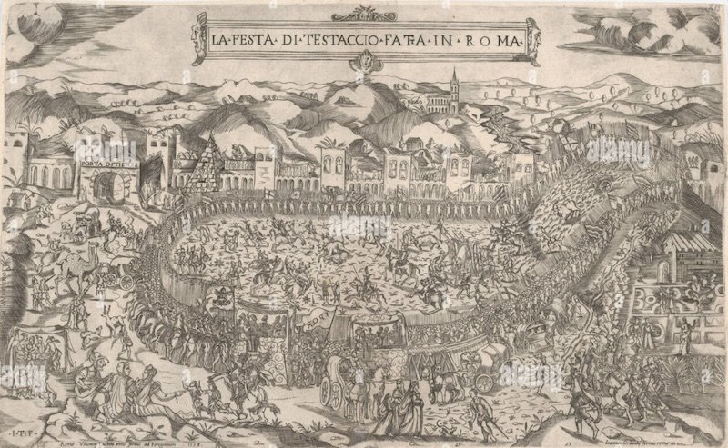Carnival in the Middle Ages at the foot of Monte Testaccio