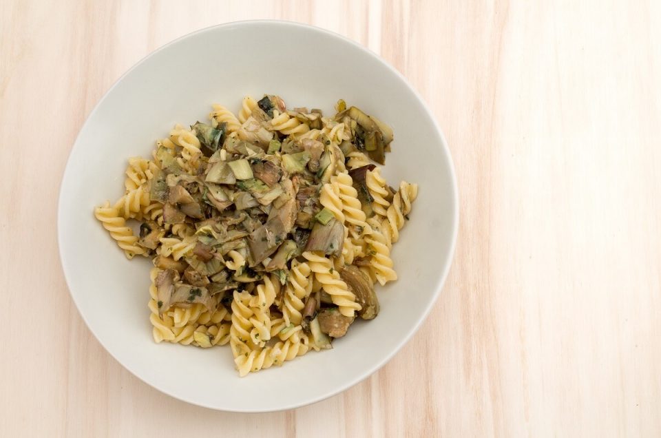 Pasta-with-artichokes