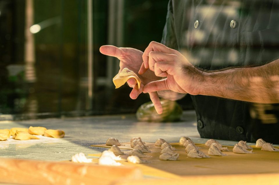 Handmade food in Rome